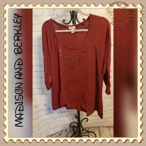 Madison and Berkley Striped T-shirt